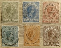 Sellos Italia,  PARCEL POST STAMPS  1884-86