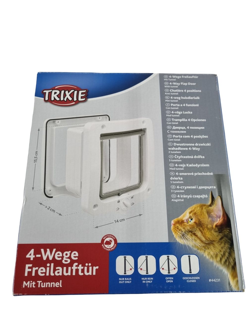 Gattaiole: TRIXE 4-Wege Freilauftür mit Tunnel – Nuovo (secondo la descrizione) da Wangen b. Olten venduto da Restwert_Wangen