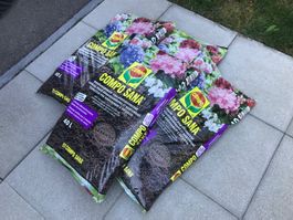 COMPO SANA Rhododendron- und Hortensienerde, 40 l  (4 Stück)