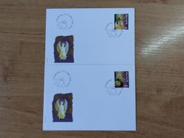 F1215 - 2 FDC Noel 2006