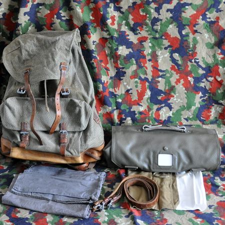 Rucksack Ord. 1958 mit Effektensack und Zubehör