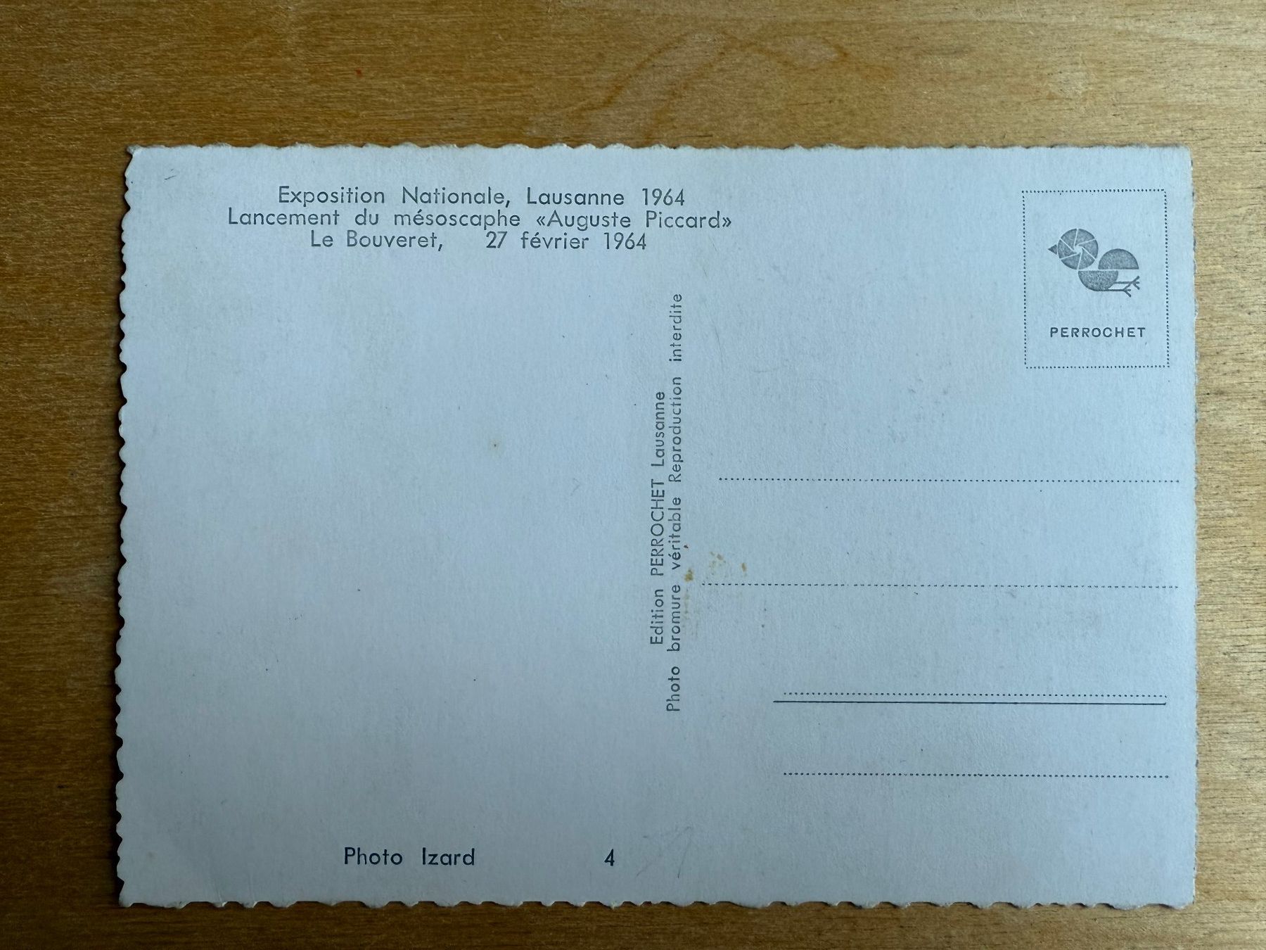 Cartoline postali: Antike Postkarte, Auguste Piccard, ungelaufen – Usato da Basel venduto da sar_9jj8 1
