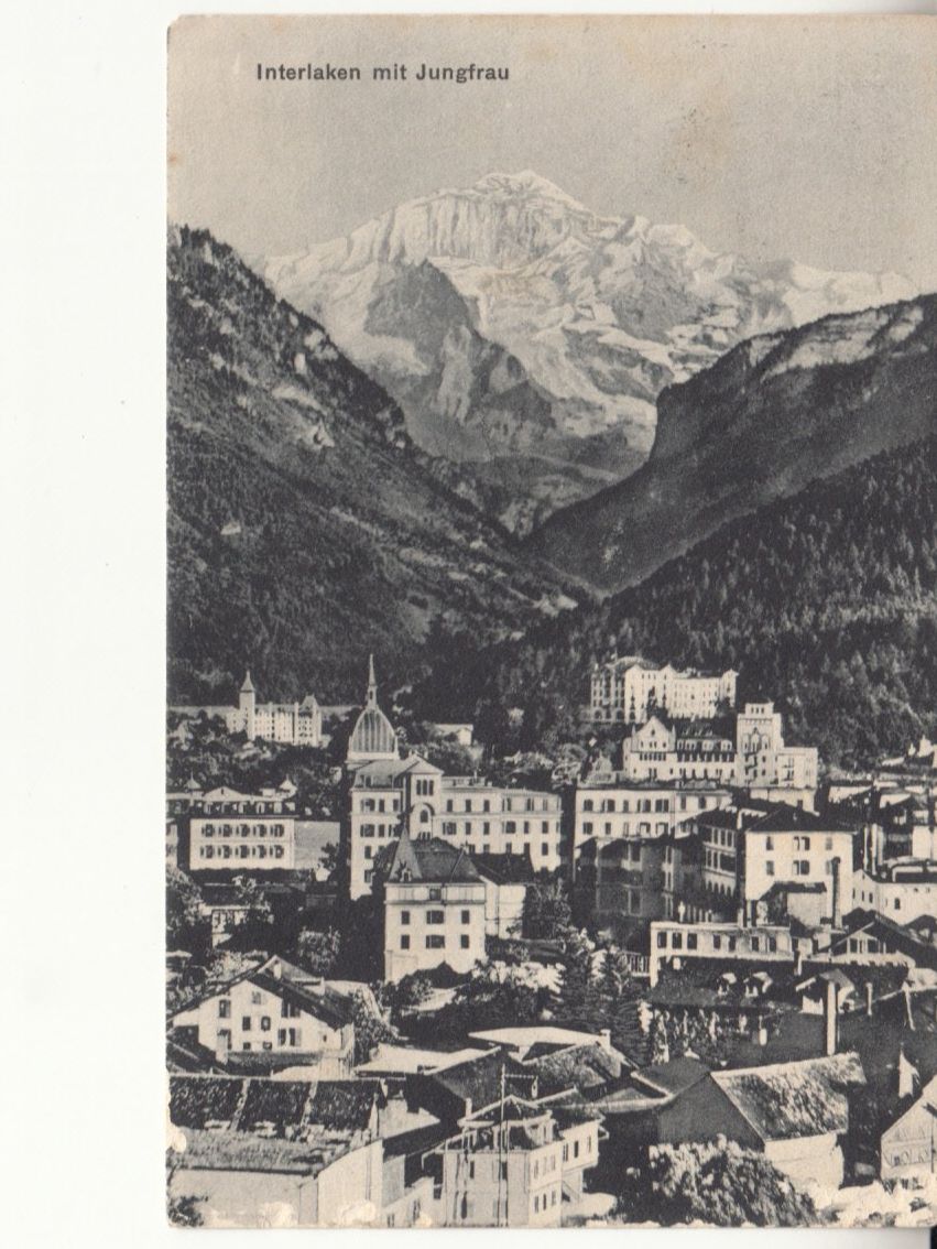 Cartoline postali: Interlaken 1911 – Usato da Bürglen TG venduto da StampGraf