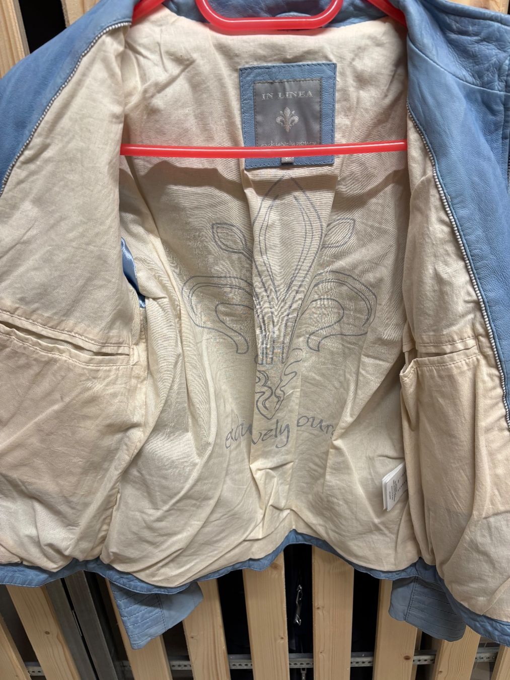 Giacche: Leder Jacke blau gr. 36 – Usato da Rothrist venduto da white-flower 1
