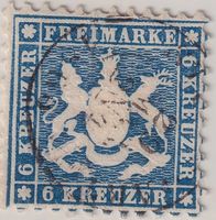Württemberg Mi-Nr .27 Gestempelt Gutes Erhaltung 70 Fr