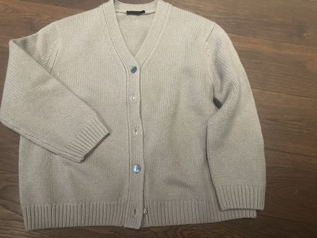 Strickjacke grob, Wolle Gr. L - neu NP 89.00