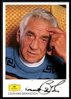 Dirigent Leonard Bernstein im Porträt, 