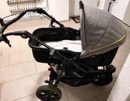 gut erhaltener tfk multiX Dreirad-Kinderwagen-/Buggyversion