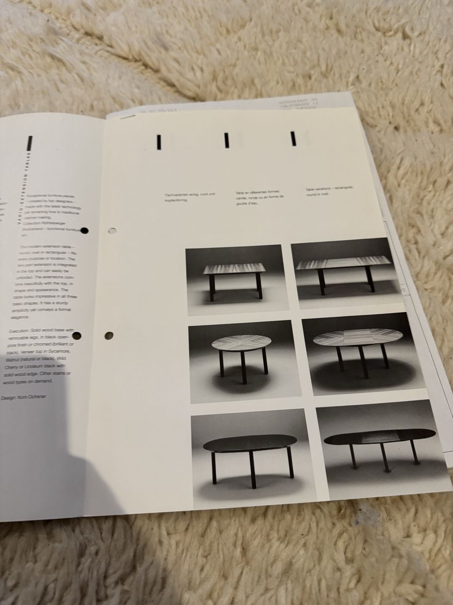 Tavoli: Designer Tisch Kollektion Röthlisberger – Usato da Zürich venduto da muellen3 5