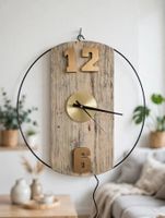 Handgemachte Wanduhr 45cm Ø 