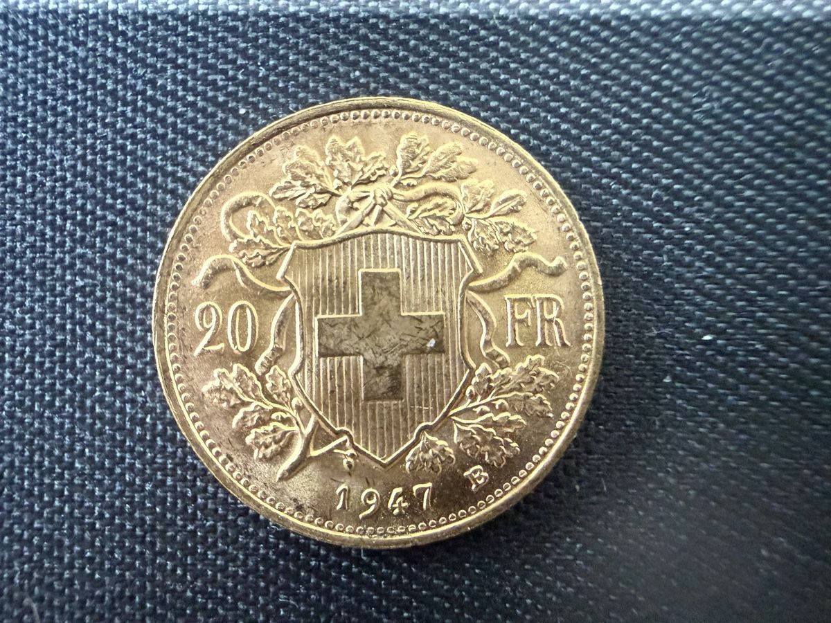 Alle Münzen: Gold Vreneli 20.- / 1947 B – Gebraucht aus Lommiswil von tomboy02 1