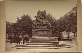 Kabinettfoto Enrique Brandt, Krieger-Denkmal, 1893, DE
