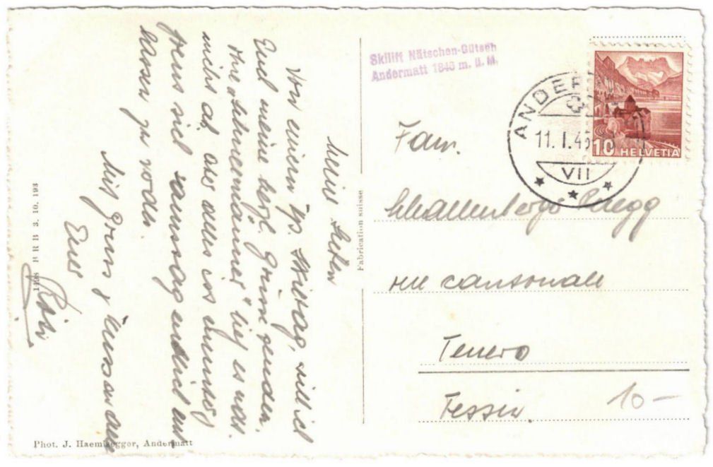 Cartes postales: Andermatt - Skilift Nätschen – D'occasion à Binningen par Mountainrider 1