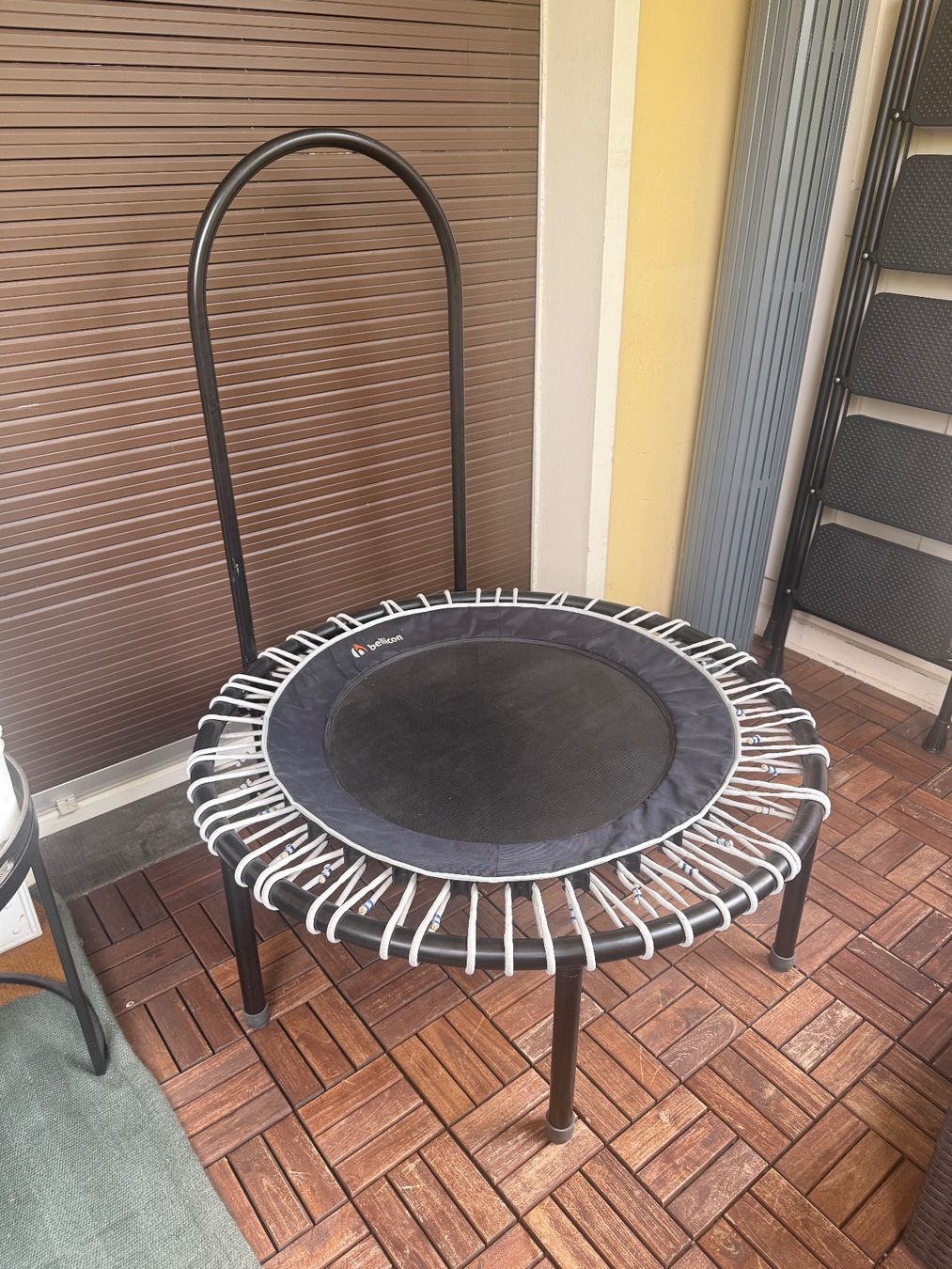 Bellicon Trampoline: Bellicon Trampolin mit Haltegriff – Gebraucht aus Basel von bubblyfactory