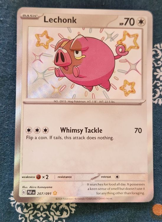 Carte Pokémon Lechonk 207/091 (Gebraucht) in Genève für CHF 3 – mit ...