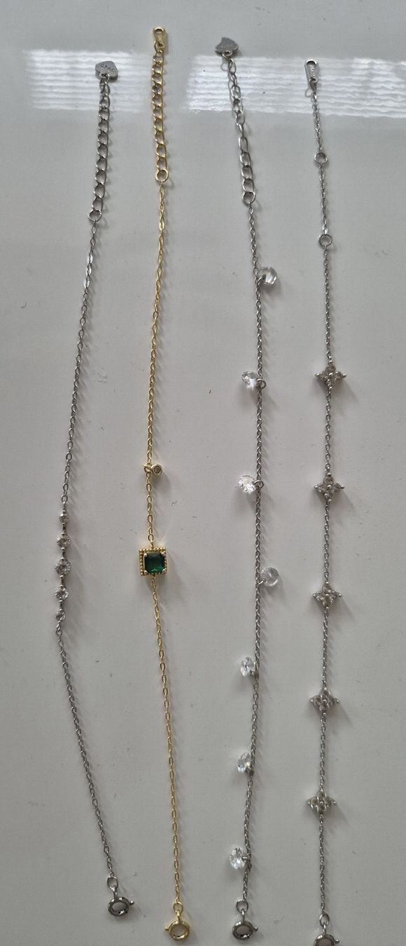 Bracciali & Braccialetti: 4 bracelets en argent Sterling – Nuovo (secondo la descrizione) da Sion venduto da nat_xz7y