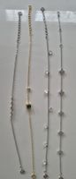 4 bracelets en argent Sterling
