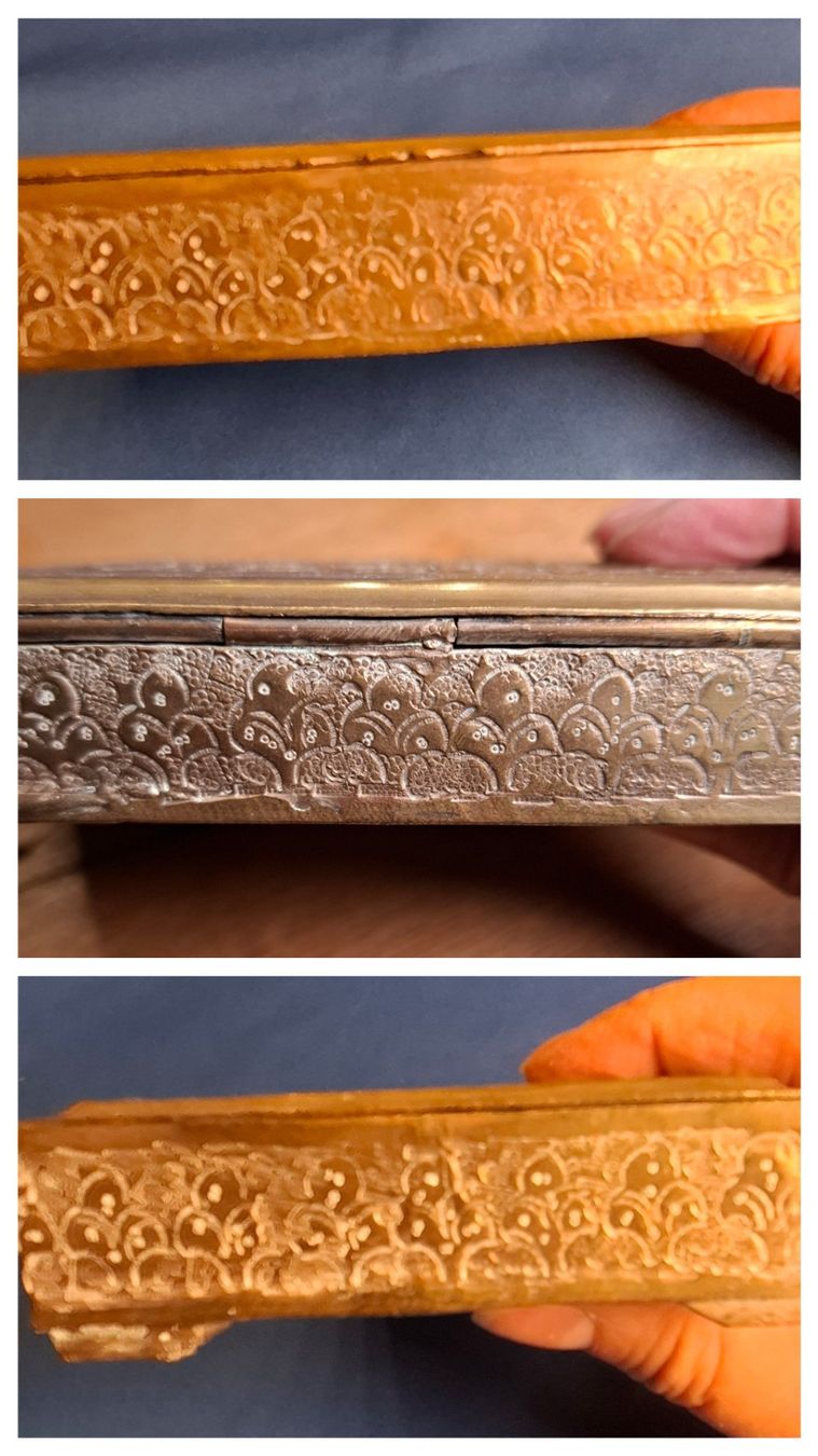 Altri Prodotti per fumatori: Antika Relief Schmuck- Zigaretten- Deckeltruhe – Usato da Schlieren venduto da Svenja7 8