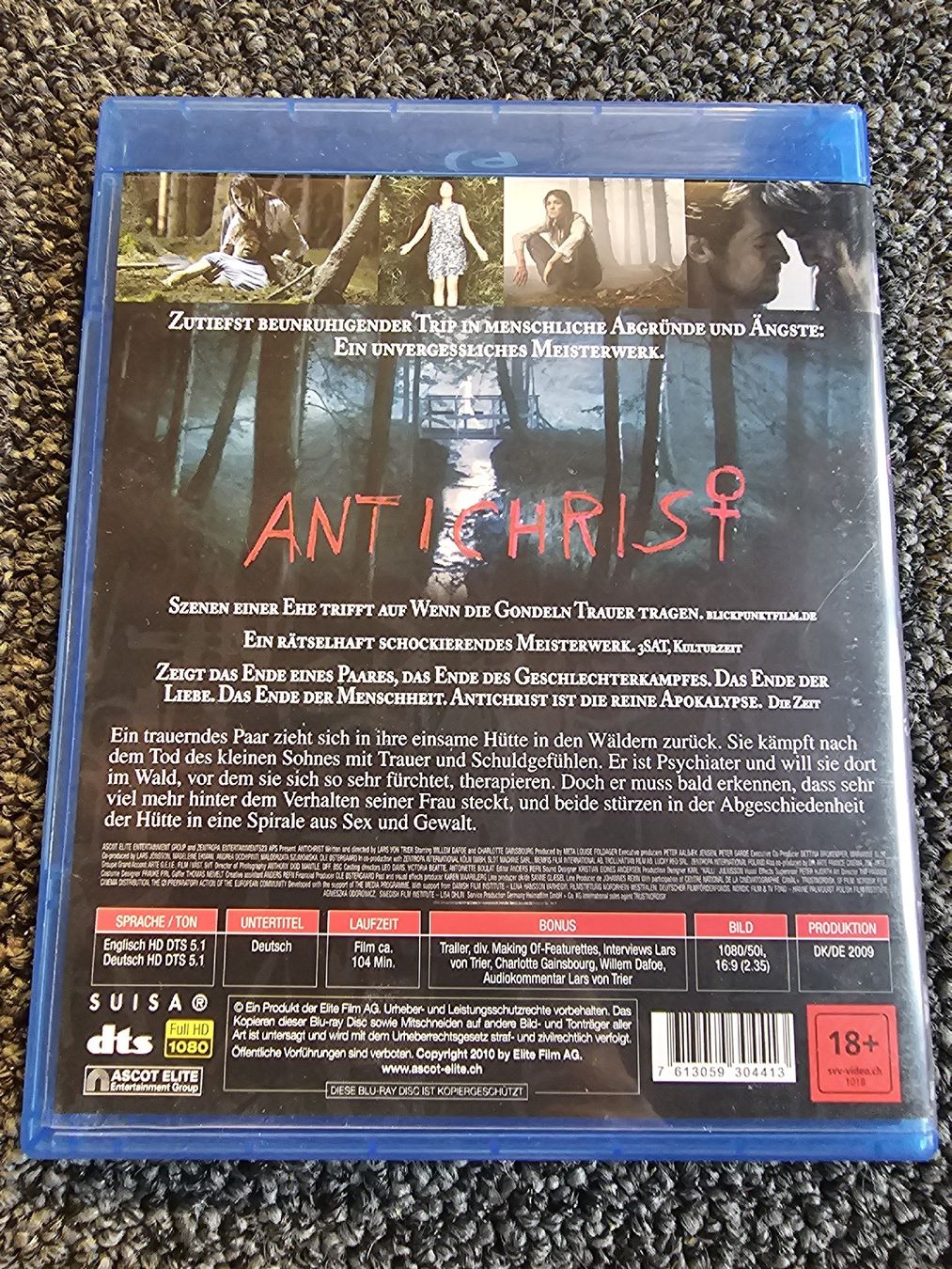 Tous les DVDs: Blu-ray Antichrist  – D'occasion à Ruswil par jan_bxl5 1