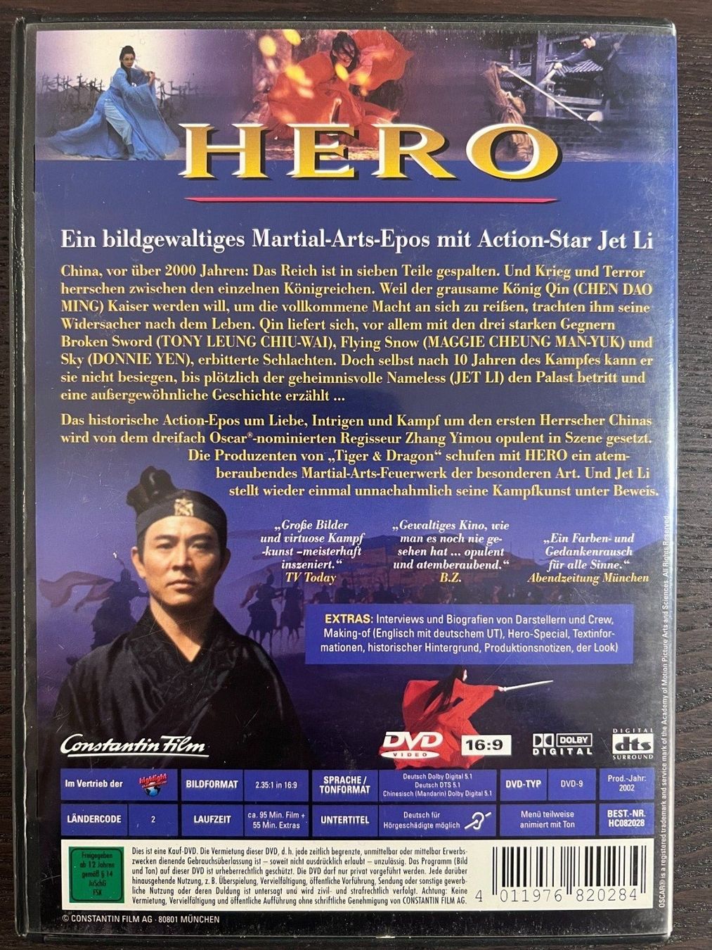Tutti i DVDs: Hero – Usato da Zürich venduto da FilmFreunde 1