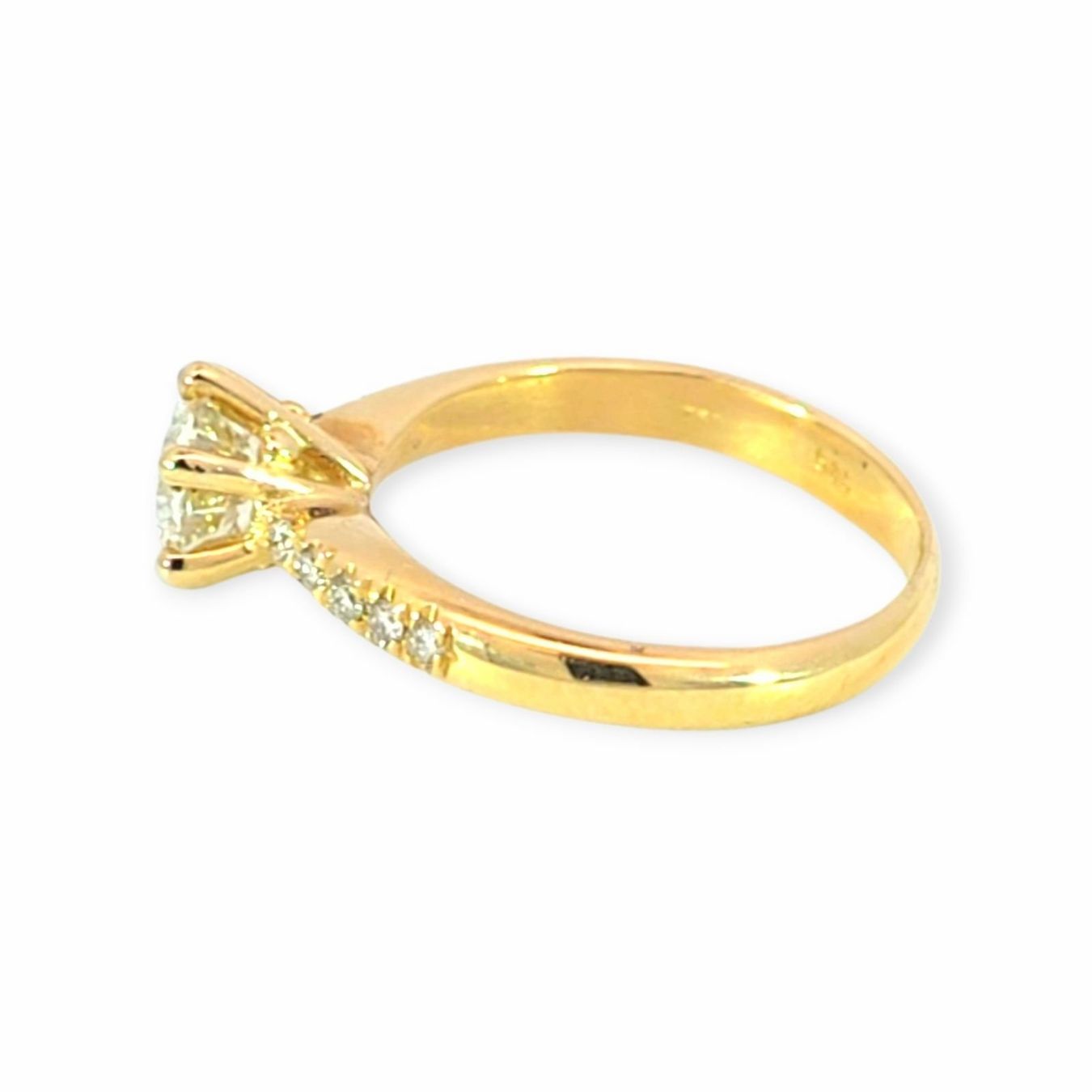 Anelli: Diamant-Ring 14k Gelbgold 1,02ct – Nuovo e nell'imballaggio originale da Illnau venduto da Juwelier_Mahler_GmbH 3
