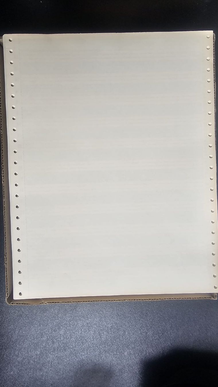 Carta: Drucker Endlospapier 2000 Blatt A 4 – Nuovo e nell'imballaggio originale da Winterthur venduto da Benz420 2
