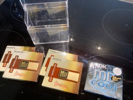 5 Minidiscs (Sony, TDK) originalverpackt inkl Box