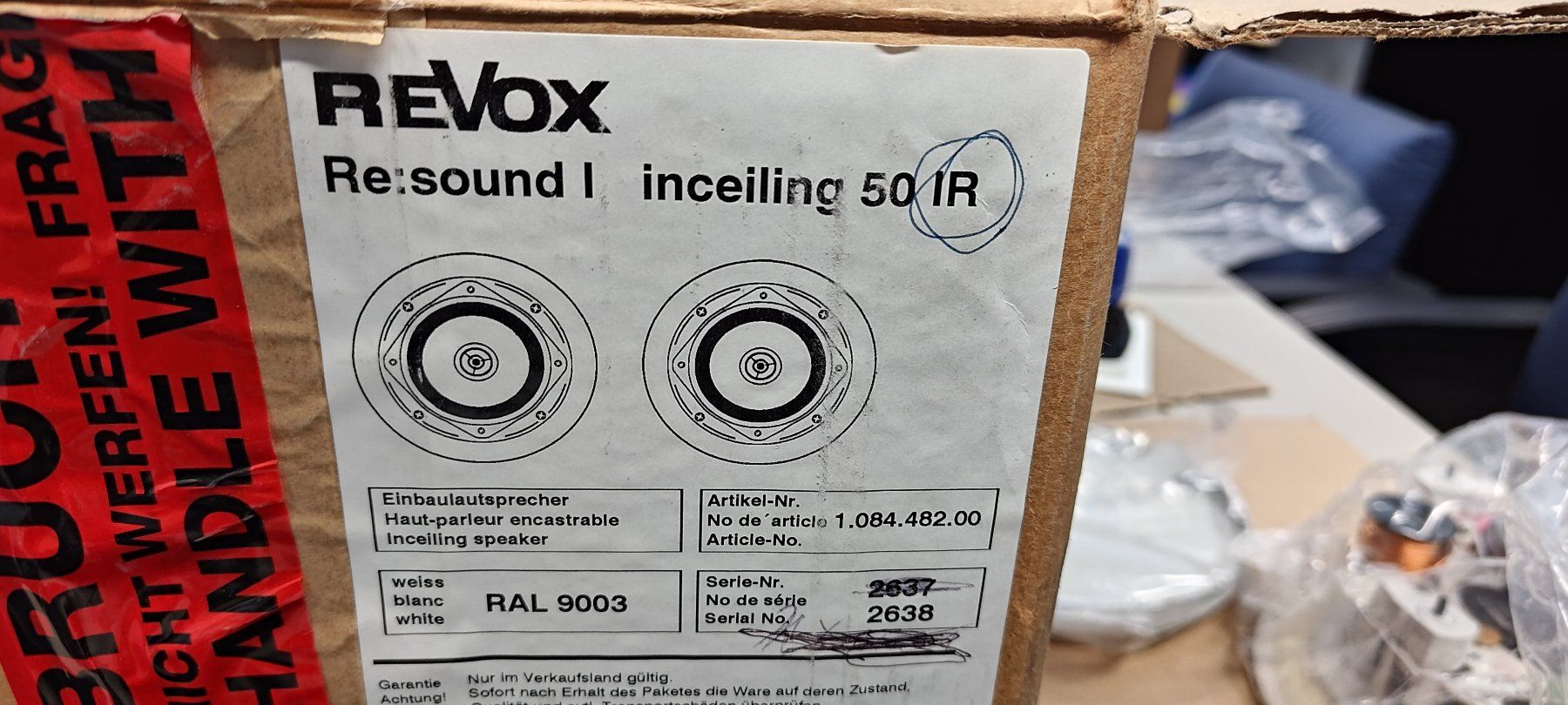 Revox Casse acustiche: Revox Einbaulautsprecher Inceiling 50 IR – Usato da Unterägeri venduto da sumatronic