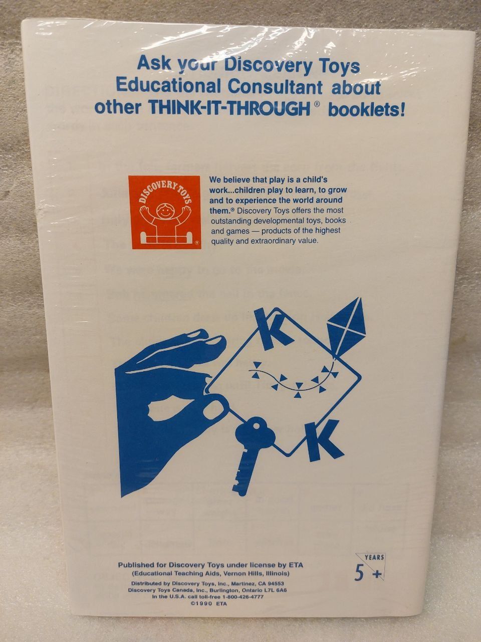 Bücher: Think-It-Through -  Discovery Toys - Phonics Fun - Frs 1 – Neu und originalverpackt aus Pambio Noranco von Pol69 1