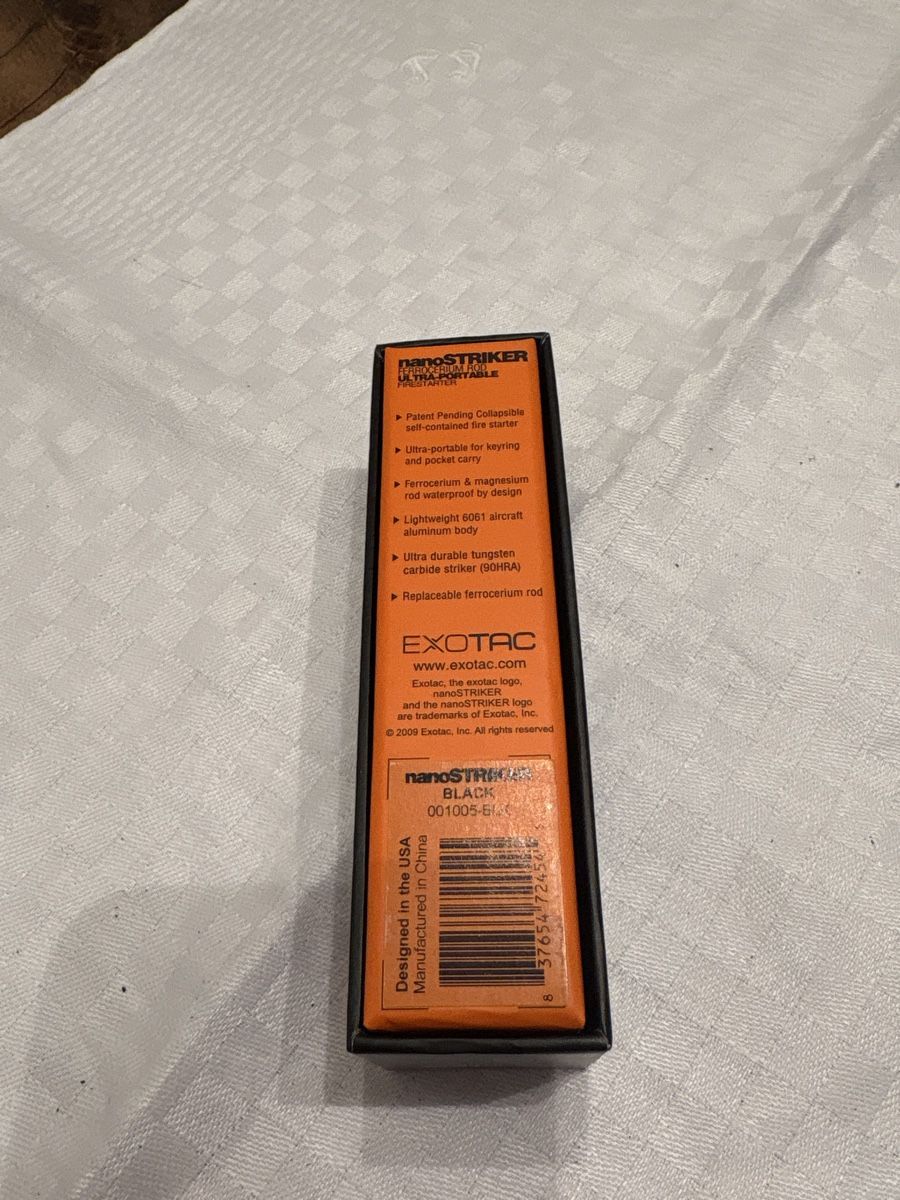 Tutte le macchine: Feuerstarter Exotac nanoSTRIKER schwarz neu – Nuovo (secondo la descrizione) da Gattikon venduto da mo.suter 2