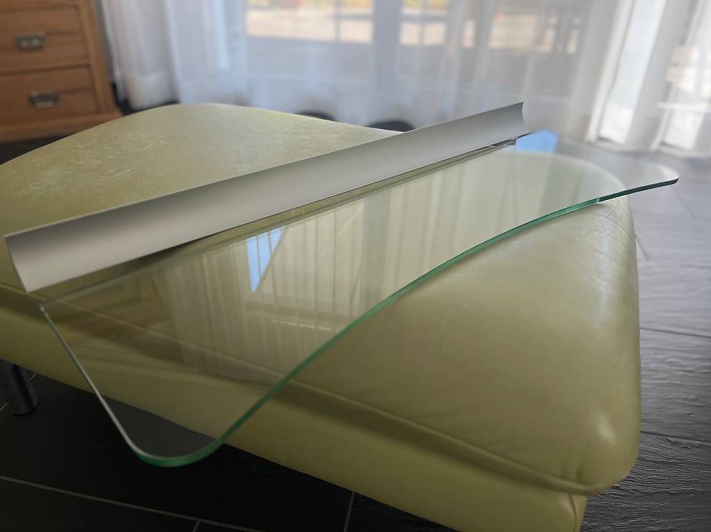 Scaffali: Wandglastablar mit Aluminiumschiene – Usato da Kleinandelfingen venduto da Minimalismus 1