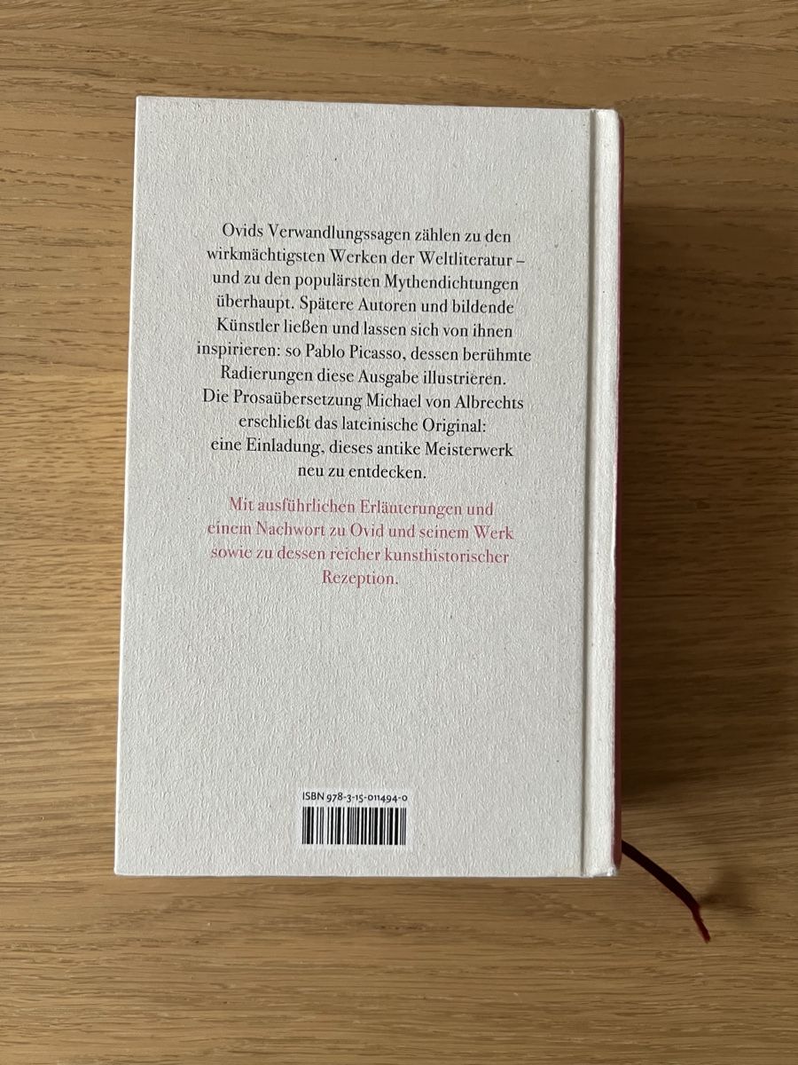 Libri: Ovid Metamorphosen Deutsch/Latein – Usato da Adliswil venduto da emigru2 2