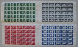 1948, Nr.281-284 Bogen (Budesstaat) +Pf. postfrisch. 115.-+