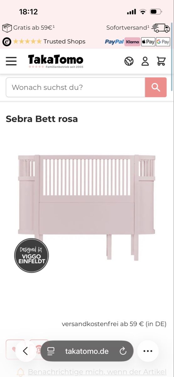 Sebra Letti: Sebra Baby- und Juniorbett – Usato da Zürich venduto da panka01 1