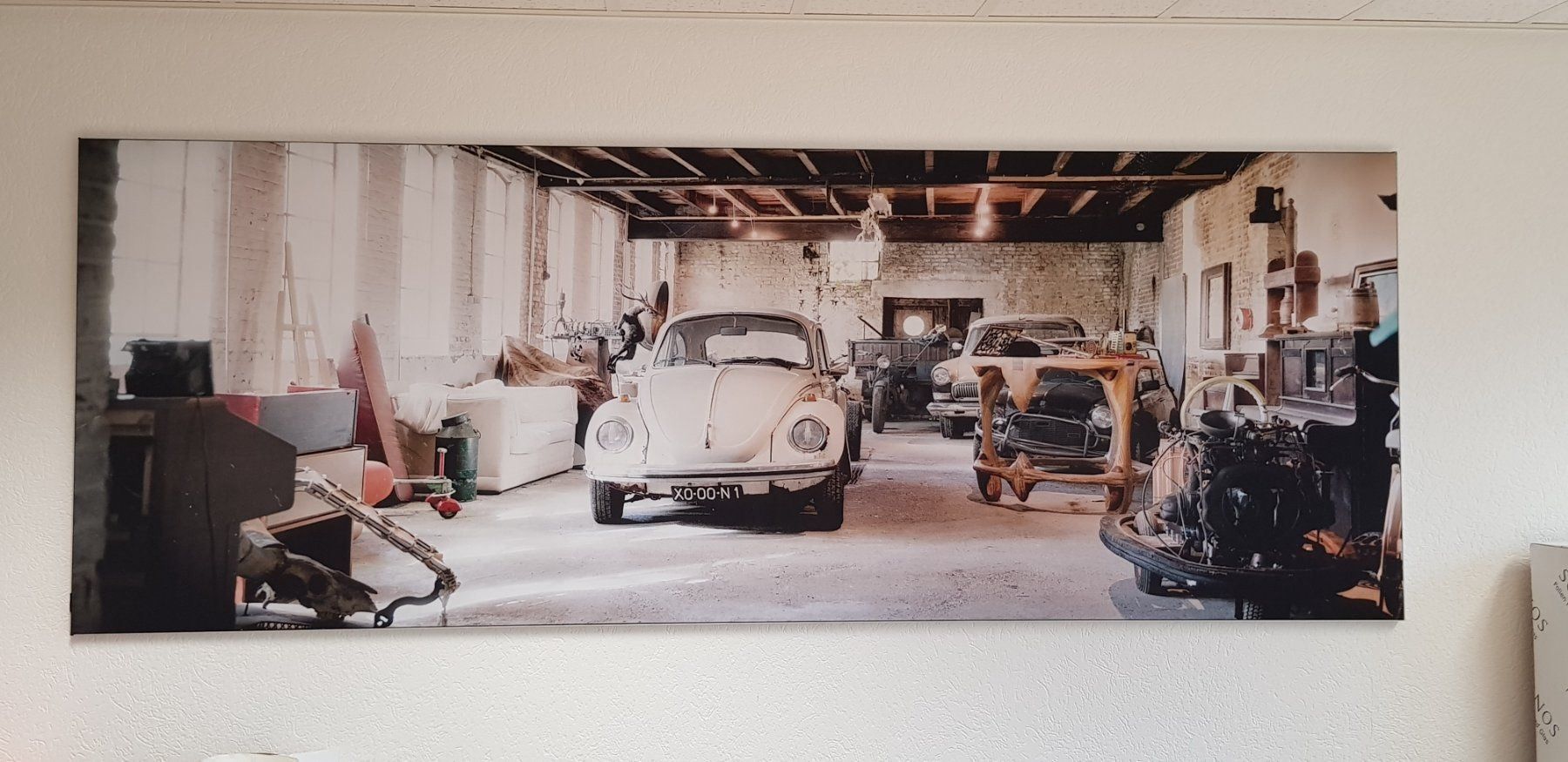 Foto & Immagini: vw käfer mini werkstatt  bild spanntuch – Nuovo (secondo la descrizione) da effretikon venduto da scharki01