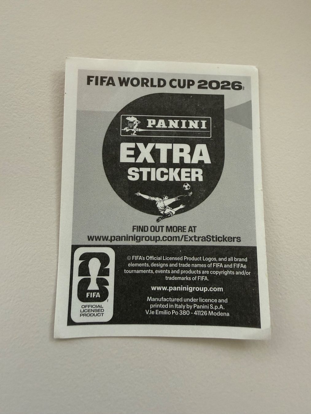 Panini Sammelbilder & Trading cards: Lionel Messi Panini Extra Sticker 2026 – Gebraucht aus Winterthur von BLugin 1