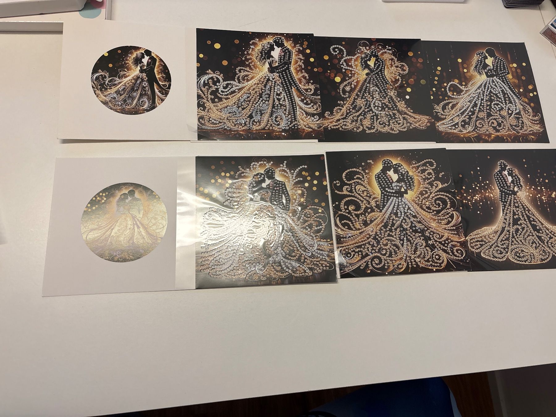 Kit bricolage: Diamant Paiting Karten Paar – Nuovo e nell'imballaggio originale da Amriswil venduto da SCHLOSSGEISTLI