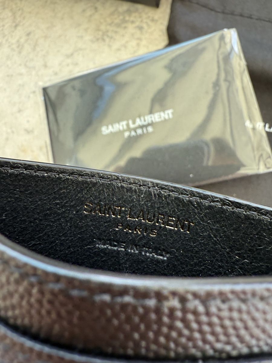 Saint Laurent Portafogli: Saint Laurent Kartenetui YSL Schwarz NEU – Nuovo (secondo la descrizione) da Ellighausen venduto da privateseller 3