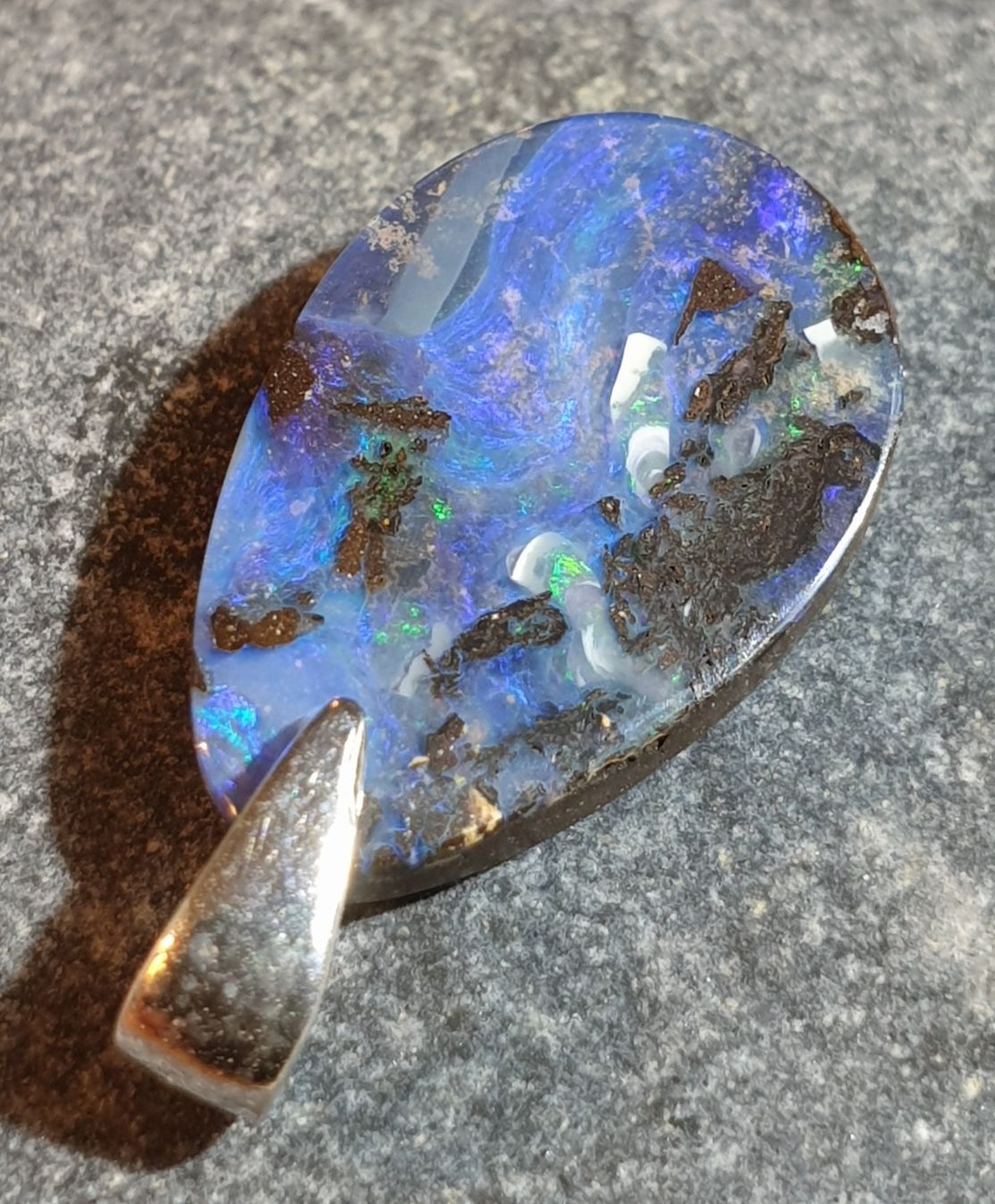 Ciondoli: Anhänger Boulder Opal. – Nuovo (secondo la descrizione) da Niederbüren venduto da Raphael014 6