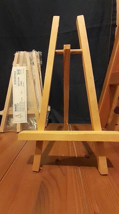6 Mini Cavalletti Da Tavolo AHAQU In Legno Di Pino, 20x28 Cm, A Forma Di A, Per Foto, Disegno, Decorazioni Fai Da Te