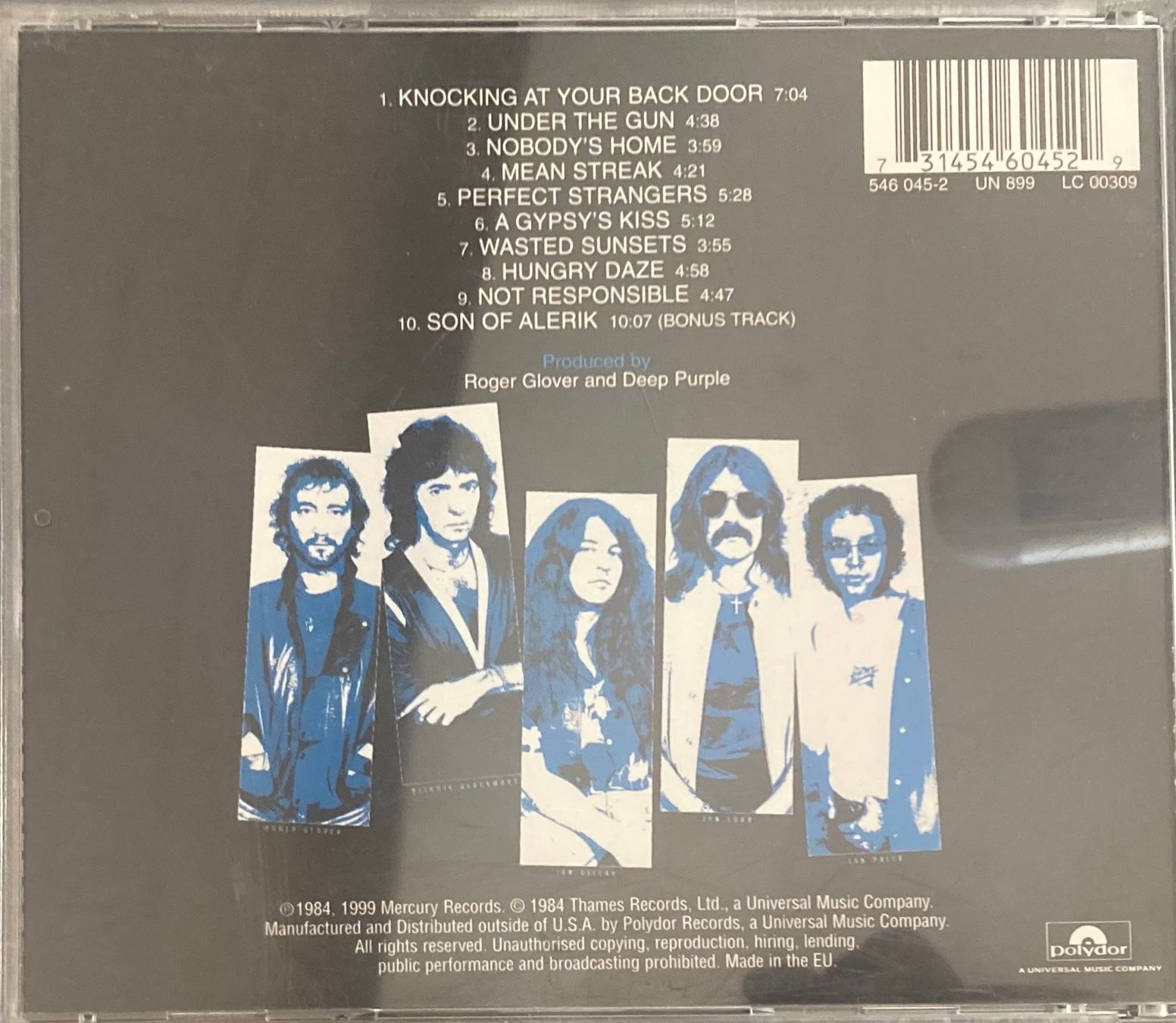 CD: DEEP PURPLE - PERFECT STRANGERS – Usato da Poliez-Pittet venduto da Newtown-Records 1
