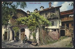 AK Locarno, Casa Rustica, 1921