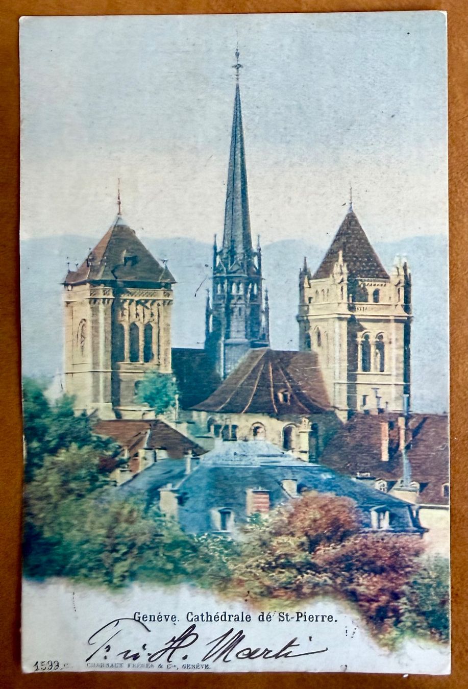 Cartes postales: Genève - Cathédrale St. Pierre 1900 – D'occasion à Lutry par Ediego