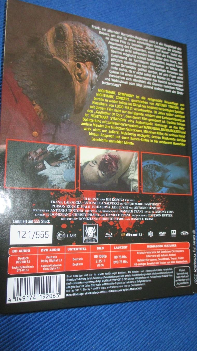 Tutti i DVDs: Mediabook Nigthmare Synfony / SUPER und LIM. – Nuovo e nell'imballaggio originale da Wattenwil venduto da Firebird1 4