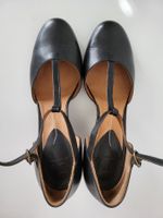 Bagatt Damen Sandalen, Gr.39 - Leder, schwarz, neuwertig