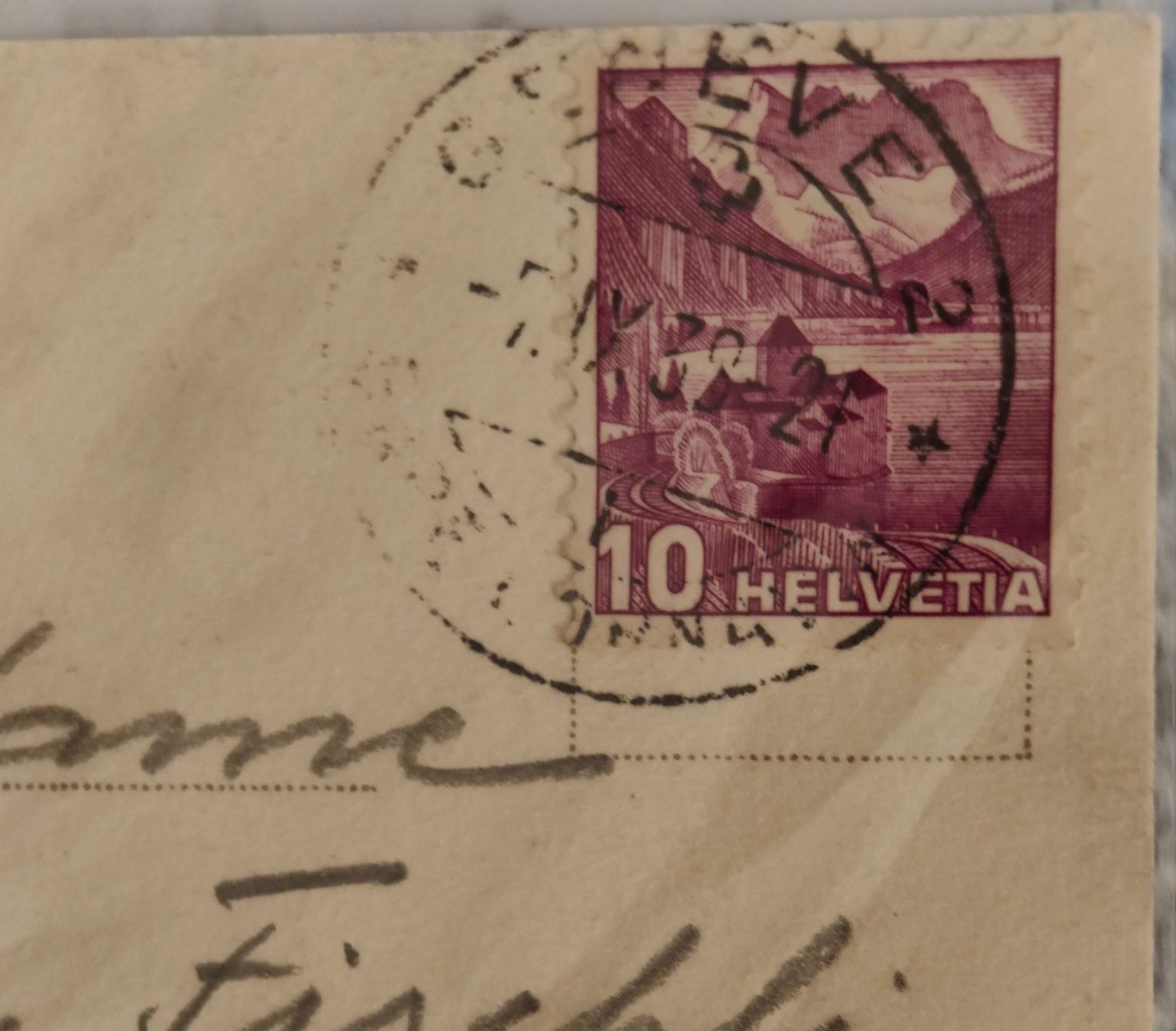 Cartoline postali: Alte Postkarte 1938, Le Château de Chillon Genève/ Genf – Usato da St. Gallen venduto da Ricardo_Deals 2