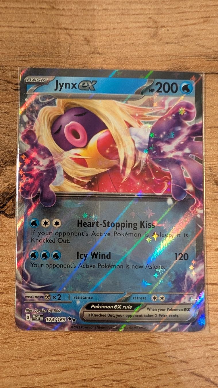 Pokémon Carte collezionabili: EN Jynx ex 124/165 - 151 – Usato da Wabern venduto da Novo-Li