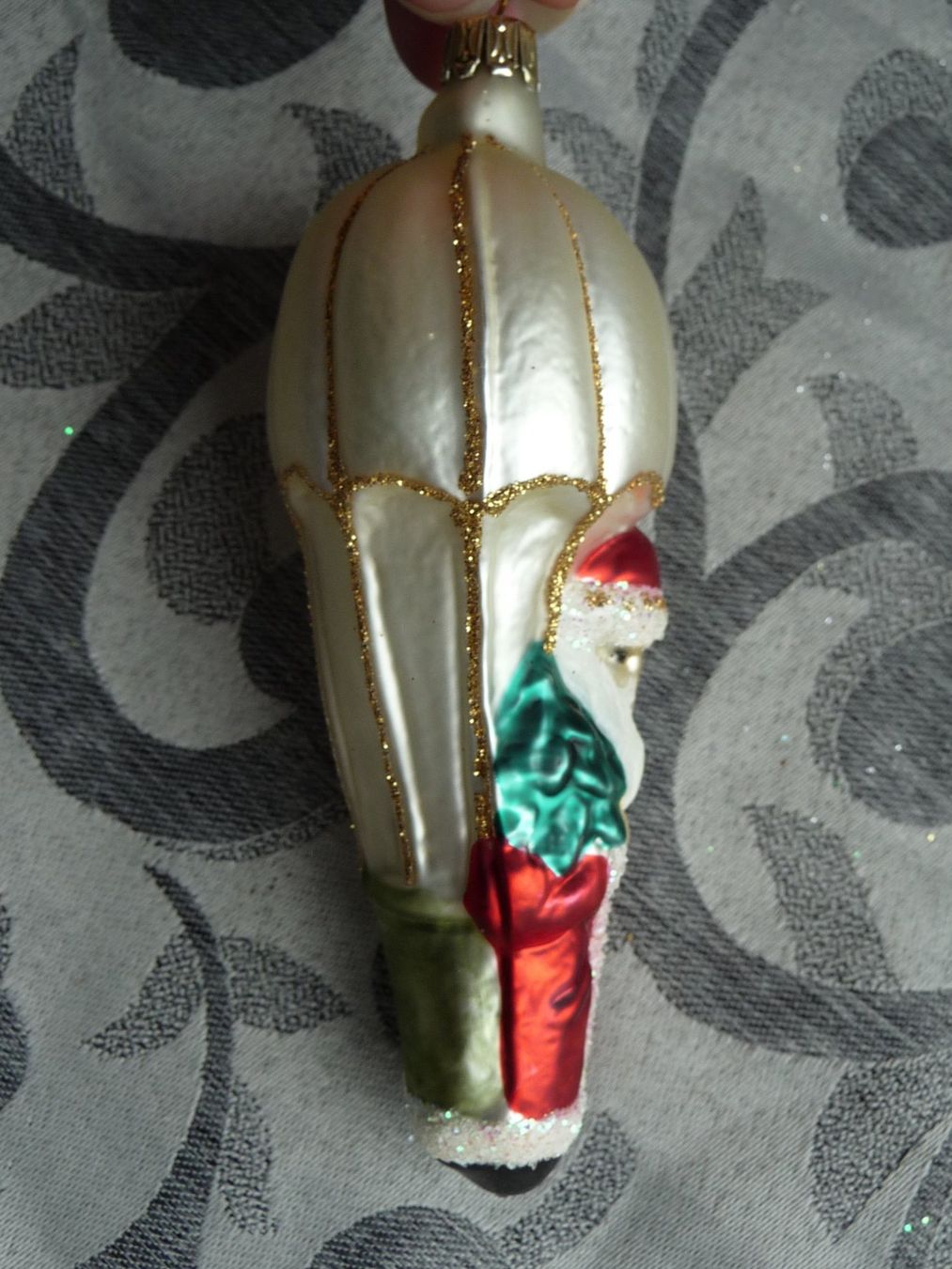 Tutte le decorazioni: Weihnachtsmann mit Fallschirm Christbaumschmuck – Nuovo e nell'imballaggio originale da Alpnach Dorf venduto da marvo 4