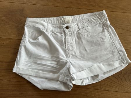 H&M Shorts, Weiss, Gr.38
