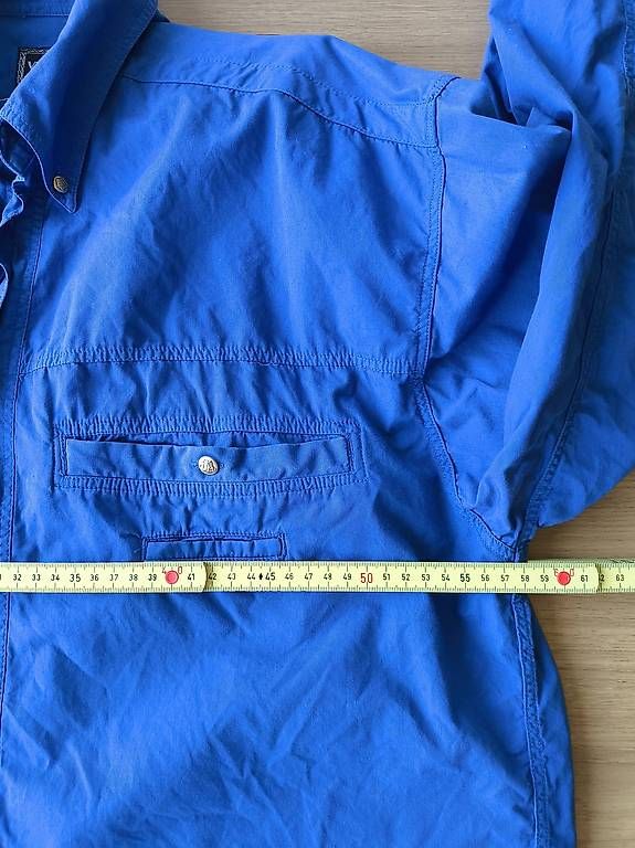 Camicie: Versace Hemd Marinblau L  – Usato da Wädenswil venduto da Preppy 3